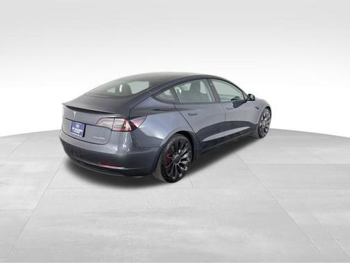 Midnight Silver Metallic 2022 Tesla Model 3 Performance
