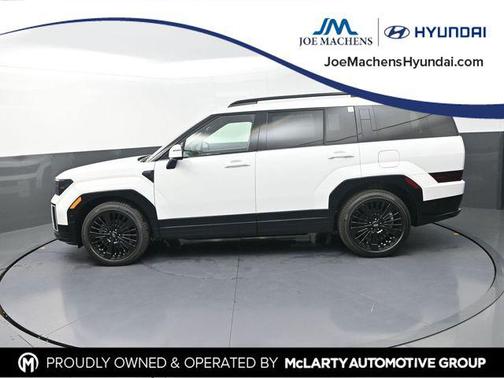 Serenity White 2026 Hyundai SANTA FE HEV Calligraphy