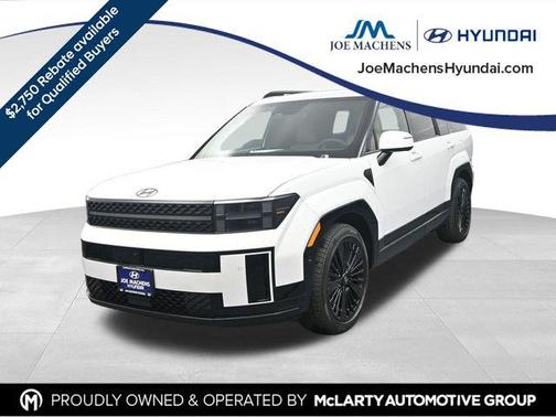 Serenity White 2026 Hyundai SANTA FE HEV Calligraphy