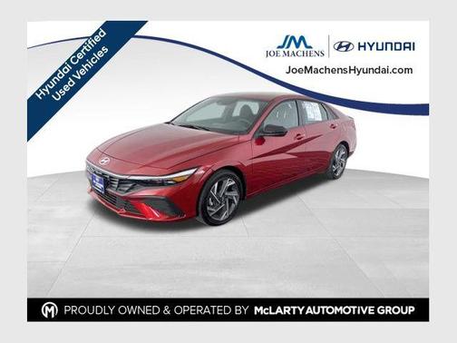 Ultimate Red 2025 Hyundai ELANTRA HEV SEL Sport