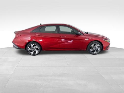 Ultimate Red 2025 Hyundai ELANTRA HEV SEL Sport