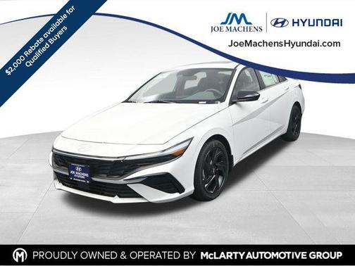 Serenity White 2026 Hyundai ELANTRA Sport
