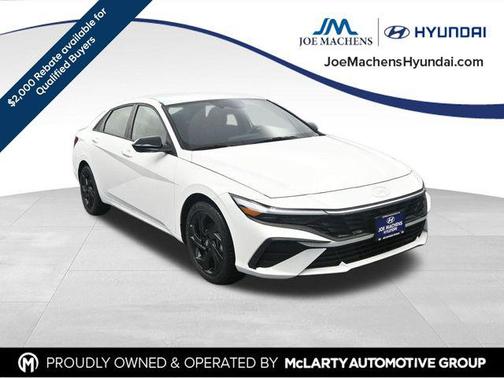 Serenity White 2026 Hyundai ELANTRA Sport