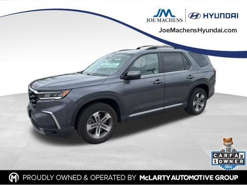 Modern Steel Metallic 2023 Honda Pilot AWD EX-L 8 Passenger