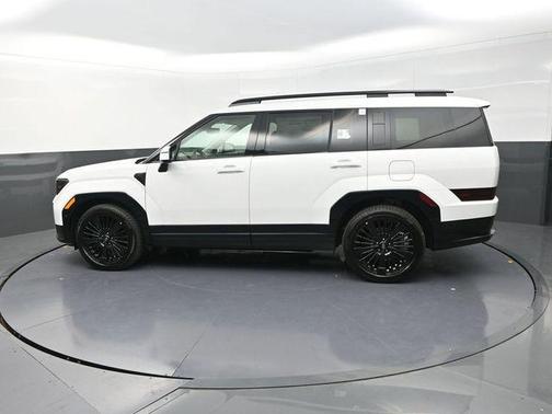 Serenity White 2026 Hyundai SANTA FE HEV Calligraphy