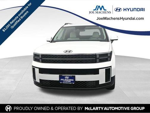 Serenity White 2026 Hyundai SANTA FE HEV Calligraphy