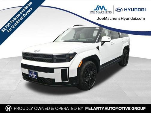 Serenity White 2026 Hyundai SANTA FE HEV Calligraphy