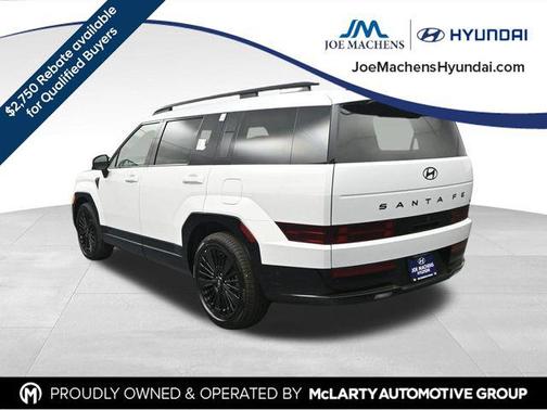 Serenity White 2026 Hyundai SANTA FE HEV Calligraphy