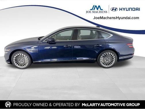 Capri Blue 2024 Genesis Electrified G80 Advanced