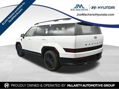 Serenity White 2026 Hyundai SANTA FE HEV Calligraphy