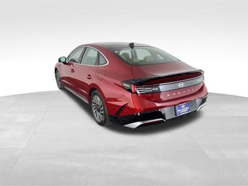 Ultimate red 2025 Hyundai SONATA Hybrid Limited