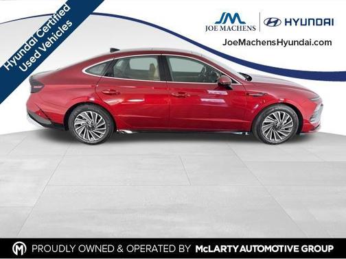 Ultimate red 2025 Hyundai SONATA Hybrid Limited