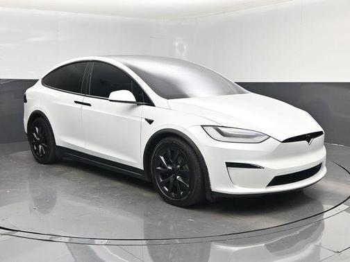 Pearl White Multi-Coat 2022 Tesla Model X Plaid Tri Motor All-Wheel Drive