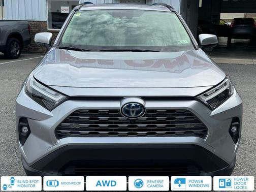 Silver Sky Metallic 2022 Toyota RAV4 Hybrid Limited