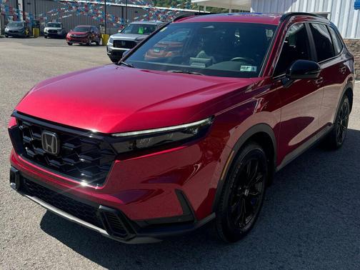 Radiant Red Metallic 2025 Honda CR-V Hybrid Sport AWD