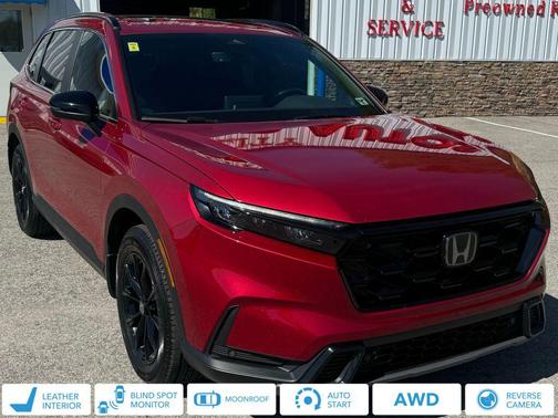Radiant Red Metallic 2025 Honda CR-V Hybrid Sport AWD