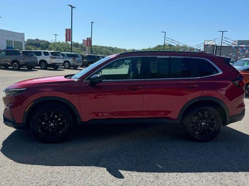 Radiant Red Metallic 2025 Honda CR-V Hybrid Sport AWD
