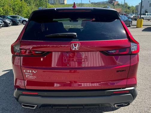 Radiant Red Metallic 2025 Honda CR-V Hybrid Sport AWD