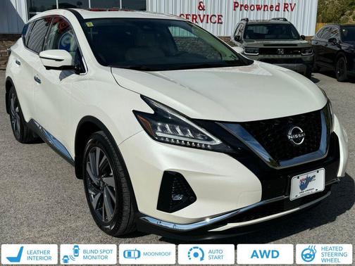 Pearl White Tricoat 2024 Nissan Murano SL Intelligent AWD
