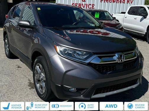 Modern Steel Metallic 2018 Honda CR-V EX-L