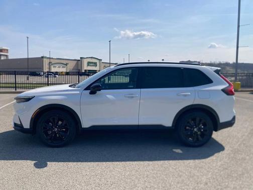 Platinum White Pearl 2026 Honda CR-V Hybrid Sport Touring AWD