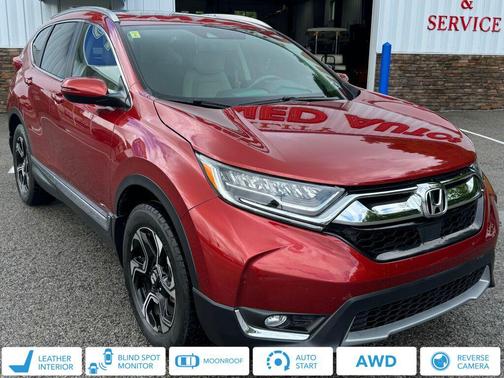 RED 2018 Honda CR-V Touring