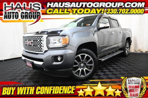 Satin Steel Metallic 2019 GMC Canyon Denali
