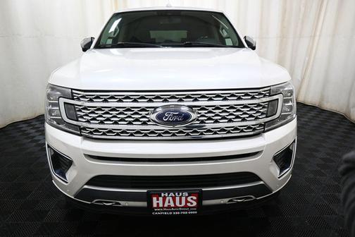 White Platinum Metallic Tri-Coat 2018 Ford Expedition Max Platinum