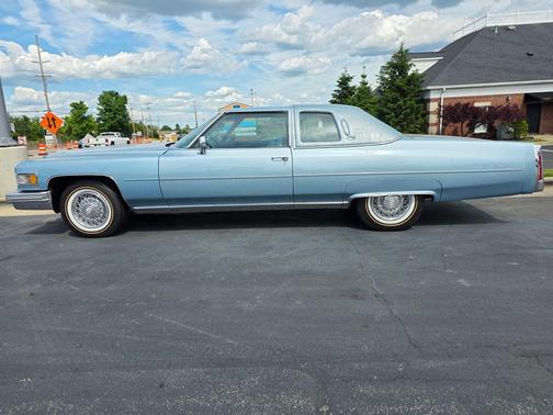 Blue 1976 Cadillac DeVille Base