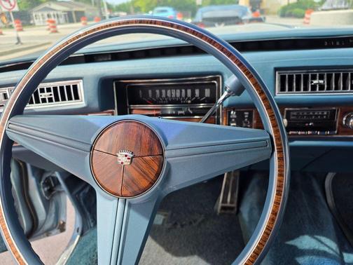 Blue 1976 Cadillac DeVille Base