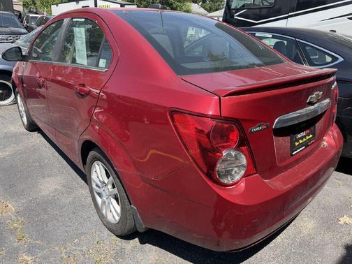 RED 2016 Chevrolet Sonic LT