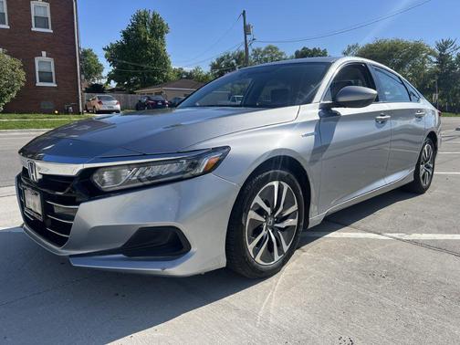 Modern Steel Metallic 2021 Honda Accord Hybrid Base