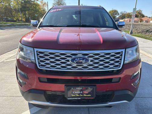 Ruby Red Metallic Tinted Clearcoat 2016 Ford Explorer Platinum