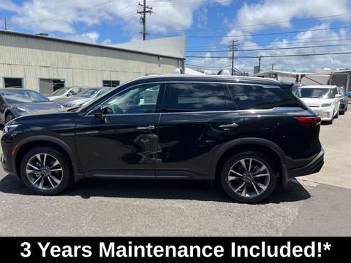 Diamond Black 2024 INFINITI QX60 Luxe