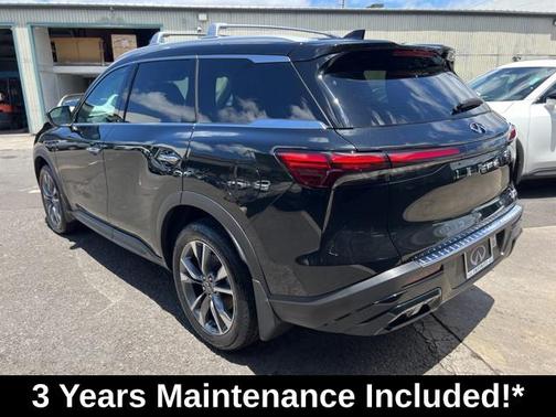 Diamond Black 2024 INFINITI QX60 Luxe