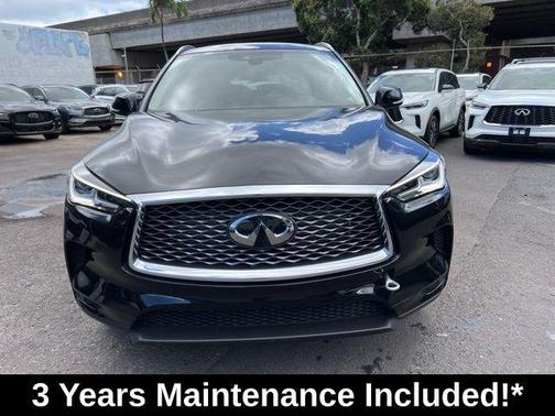 Black Obsidian 2024 INFINITI QX50 Luxe
