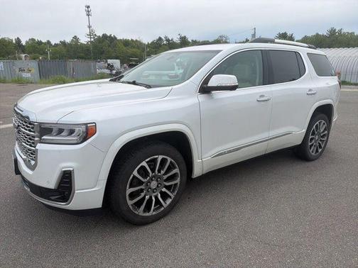 White Frost Tricoat 2020 GMC Acadia Denali