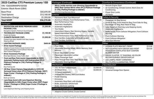 Black Raven 2023 Cadillac CT5 Premium Luxury