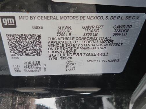 Onyx Black 2026 GMC Sierra 1500 Elevation