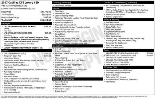 2017 Cadillac XT5 Luxury