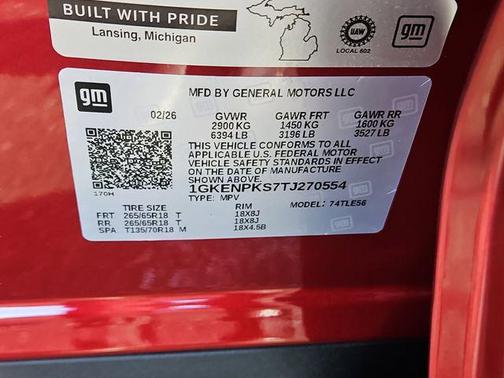 2026 GMC Acadia AT4 AWD