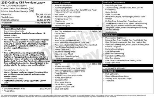 2023 Cadillac XT5 Premium Luxury