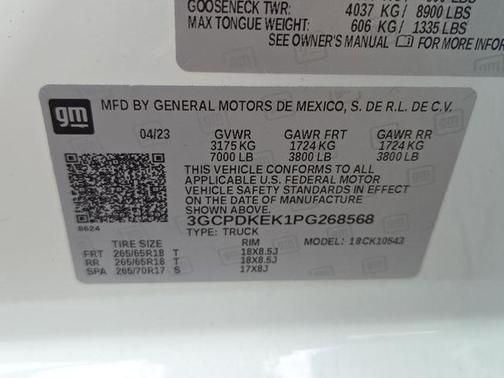 2023 Chevrolet Silverado 1500 LT