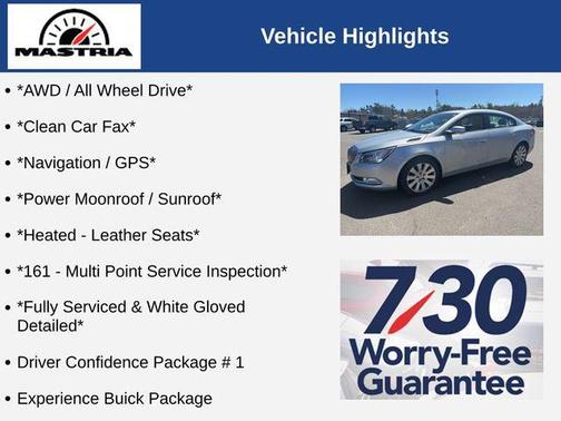 Quicksilver Metallic 2016 Buick LaCrosse Leather