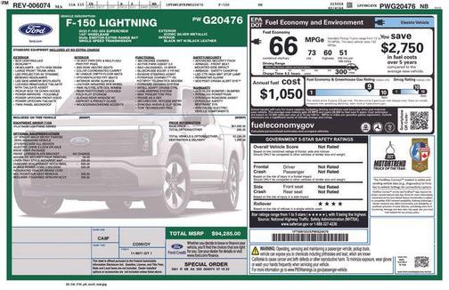 2023 Ford F-150 Lightning Platinum