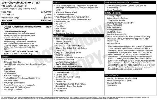 2018 Chevrolet Equinox 2LT