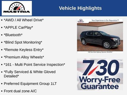 2018 Chevrolet Traverse LT Cloth