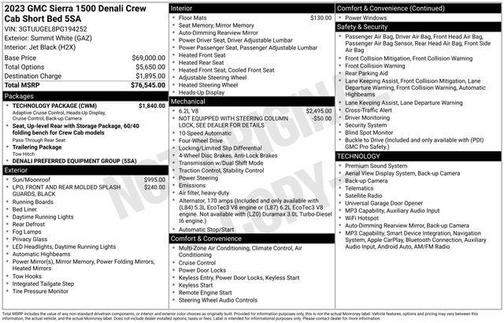 2023 GMC Sierra 1500 Denali