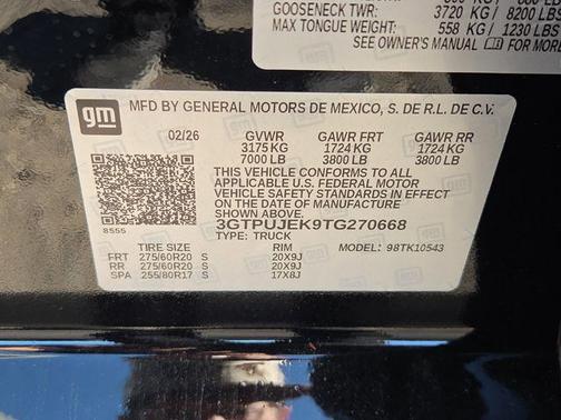 Onyx Black 2026 GMC Sierra 1500 Elevation