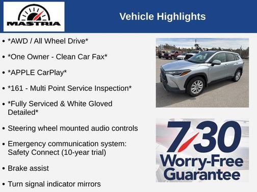 Sonic Silver 2023 Toyota Corolla Cross LE